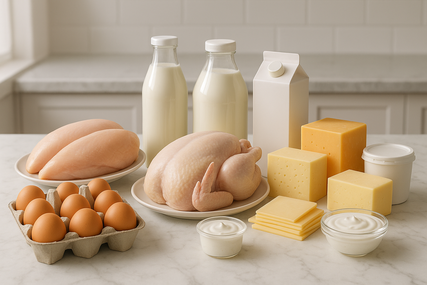 paultry and dairy products